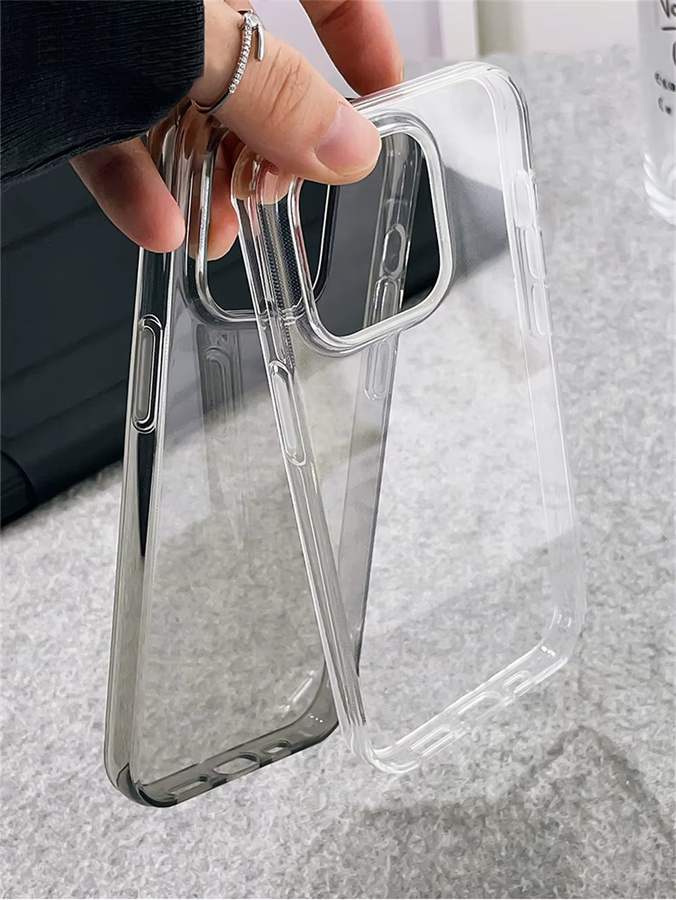 YX Transparente TPU-Schutzhülle für iPhone 17 Pro Max 16 15 14 Plus 13 12 11 X, ultradünne und stoßfeste Silikonhülle in Transparent - Bild 2