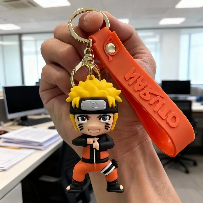 Bandai Naruto Kakashi-Charakter-Schlüsselanhänger, Kunststoff, Bunt - Bild 3