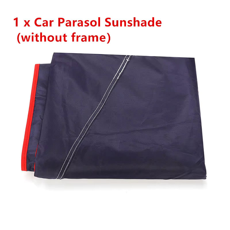 Universal Auto Sonnenschutz Regenschirm Abdeckung Zelt in Silber, UV-Schutz und wasserdicht, B: 400 cm, H: 210 cm - Bild 3
