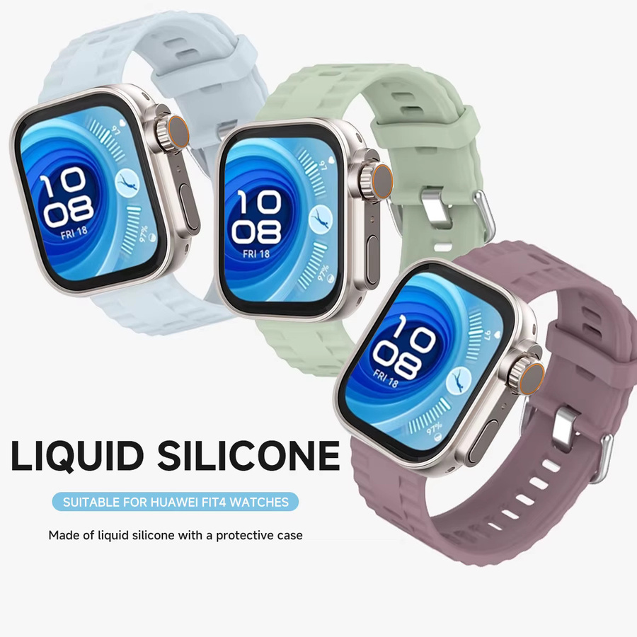 CHIICSMART Armband + Gehäuse für Huawei Watch Fit 5/5Pro, Silikon, Unisex - Bild 3