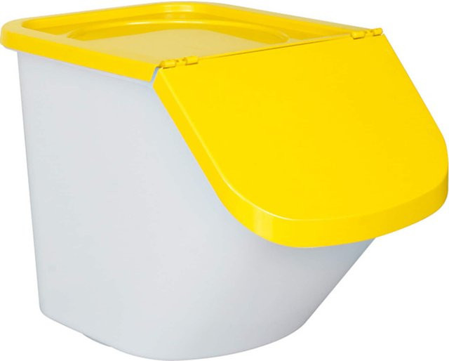 BRB Zutatenspender und Vorrats-Container mit Abfallsammler, Gelb, 40 l - Bild 1