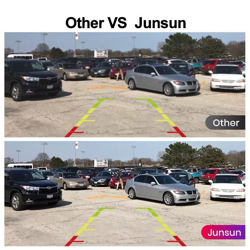 Junsun AHD 720P Rückfahrkamera mit 120 Grad Weitwinkel für BMW 3er 5er X5 X1 X6 E82 E84 E88 E90 E91 E92 E93 E60, wasserdicht als Einparkhilfe - Bild 2