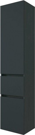 HELD MÖBEL Seitenschrank Baabe in Grau, modern und matt, Breite: 40 cm, Höhe: 180 cm, Tiefe: 35 cm - Bild 1