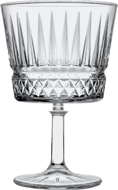 Pasabahçe Cocktailkelch Elysia, 4er Pack, transparent, H: 13,4 cm, B: 8 cm, T: 8 cm - Bild 1