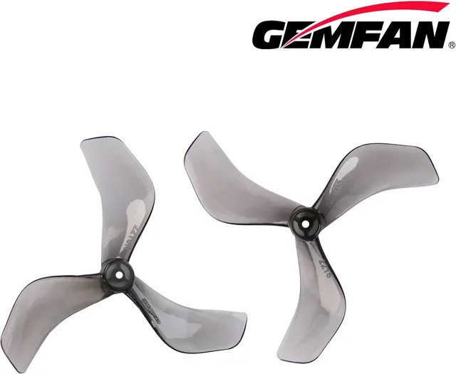 Gemfan 2216 3-Blatt-Propeller für DJI O3 Air Unit FPV-Drohnen, 7,4 Zoll, Farbe: Grau - Bild 1