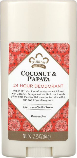 Nubian Heritage Deodorant Kokosnuss & Papaya, 64 g, Unisex - Bild 1