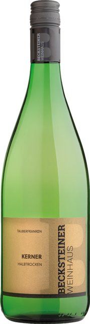 Becksteiner Winzer Kerner Weißwein, Baden, 2024, halbtrocken, 1 l - Bild 1