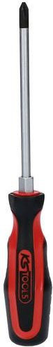 KS Tools ERGOTORQUEplus Kreuzschlitz-Schraubendreher PH 2 in Rot - Bild 1