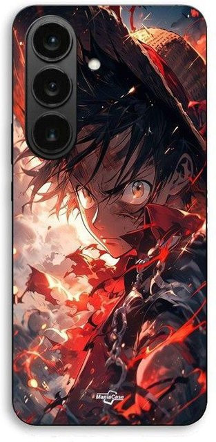 Maniacase Handyhülle für Samsung Galaxy S26 FE mit Luffy Manga Anime Kunst Design in Schwarz und Multicolour - Bild 1