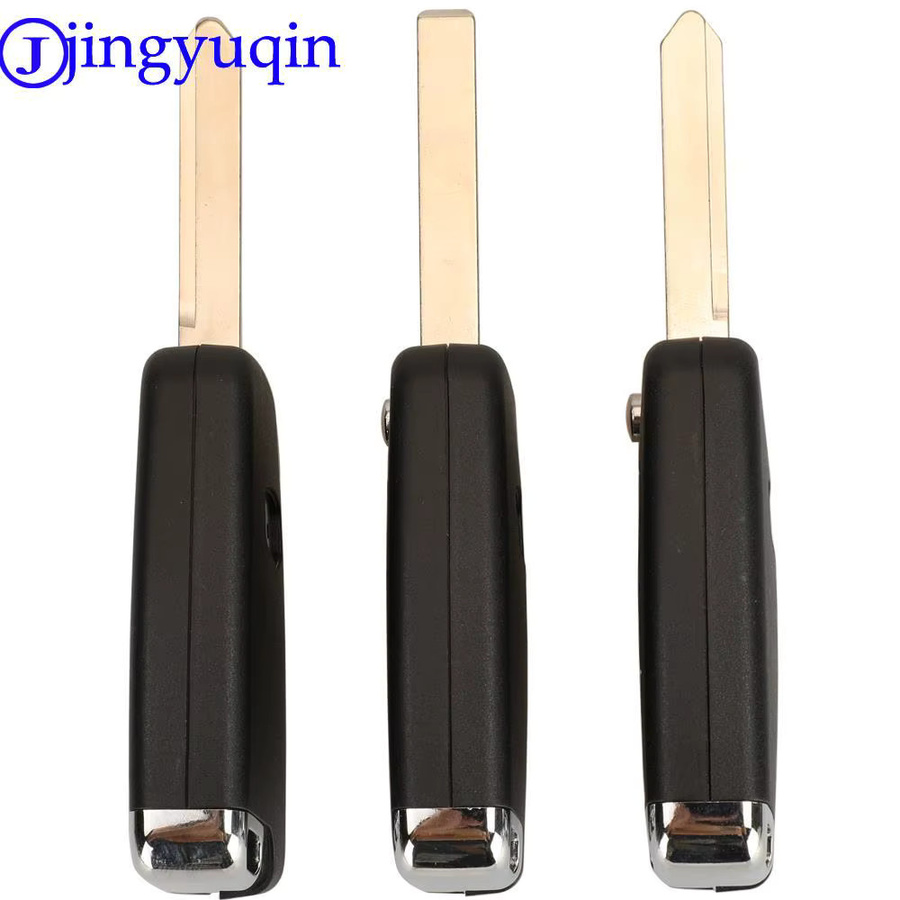 Jingyuqin 10er Set Auto Fernbedienung Schlüsselgehäuse mit 3 Tasten für Geely Emgrand 7 EC7 EC715 EC718 und EC7-RV Modelle in Schwarz - Bild 3