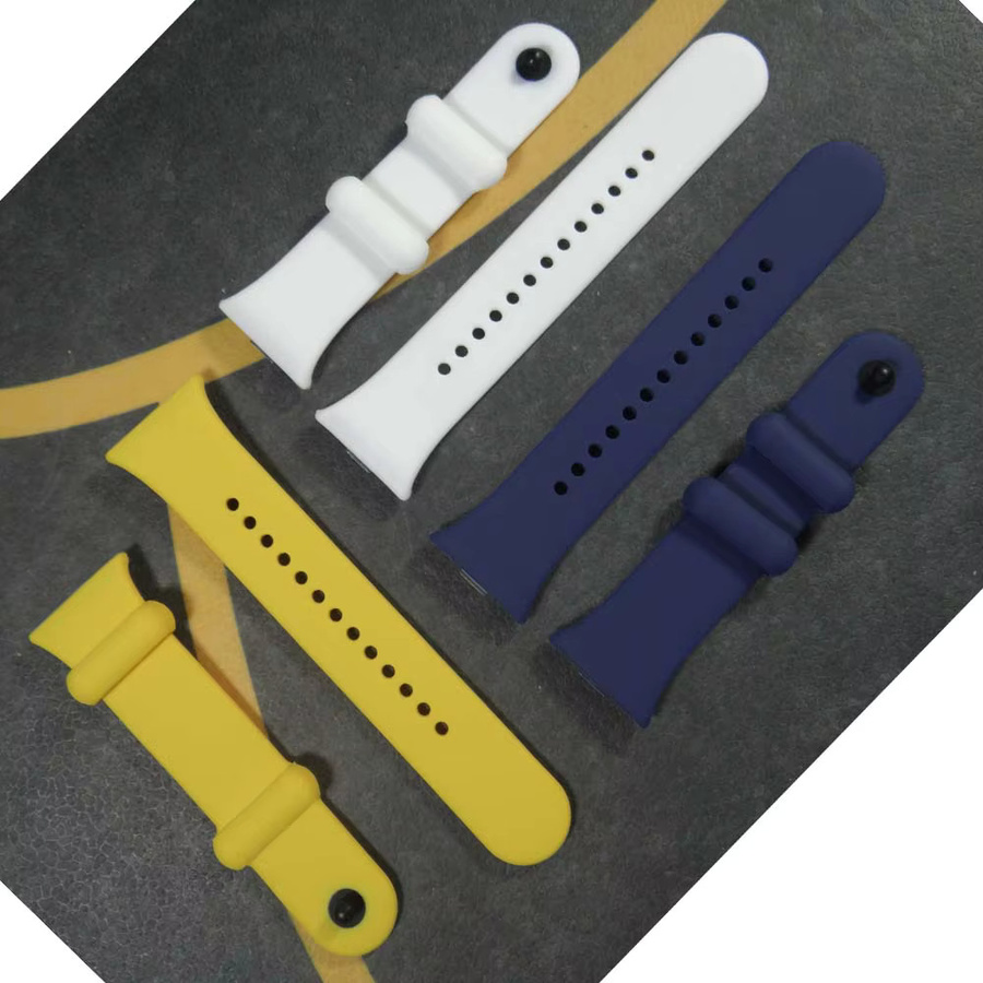 Xiaomi Uhrenarmband Silikon, Schwarz, Unisex, Xiaomi Mi Band 8 Pro, Redmi Watch 5 - Bild 5