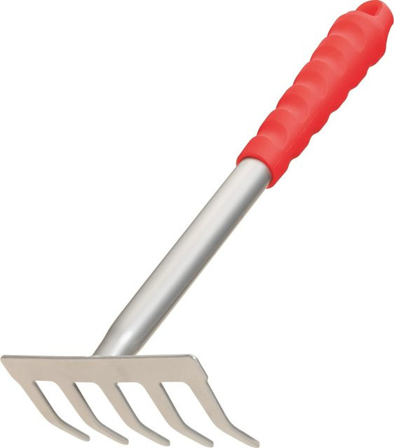 Handrechen aus Edelstahl und Kunststoff, Breite: 32 cm - Bild 1