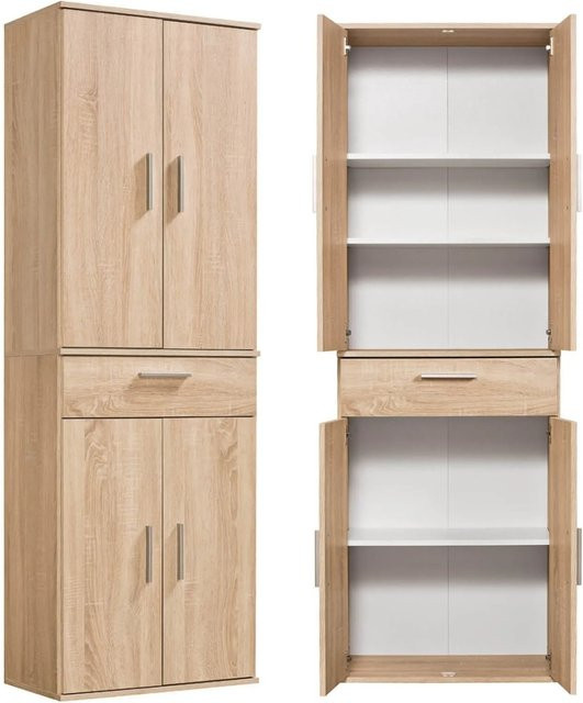 mokebo Mehrzweckschrank als Aufbewahrungsschrank in Eiche Braun - Bild 1