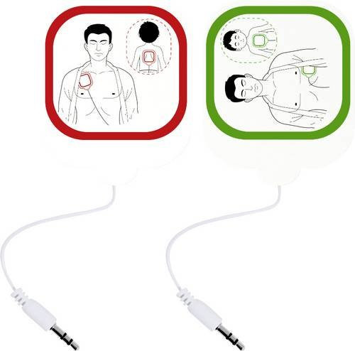 MEDX5 myPAD Trainer Elektroden DEFI-Ersatz-Elektroden, 1 Paar, Weiß - Bild 1
