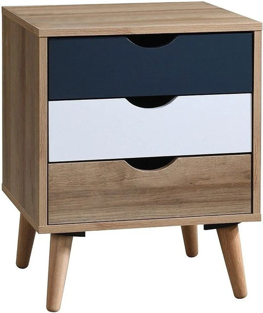 Nachttisch Lurvia von Vente-unique in Mehrfarbig, B/T/H: 45 x 40 x 57 cm - Bild 1