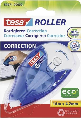 TESA Korrekturroller 59971 in Weiß mit 14m Bandlänge und 4,2mm Breite - Bild 1