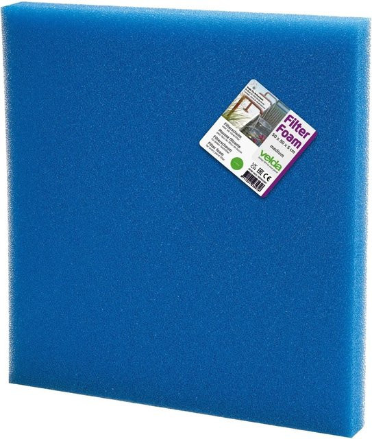 Velda Teich Filterschaum Blue Medium B/H/T: 50 x 50 x 5 cm - Bild 1