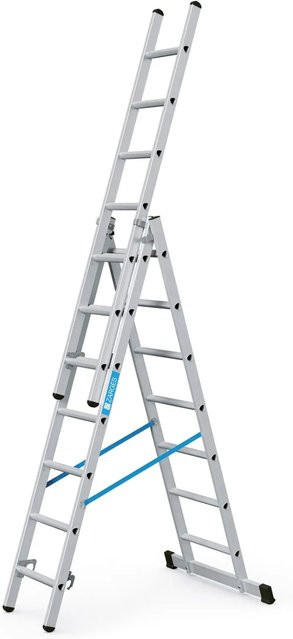 Zarges Skymaster DX Mehrzweckleiter aus Aluminium in Silber mit 7 Sprossen - Bild 1
