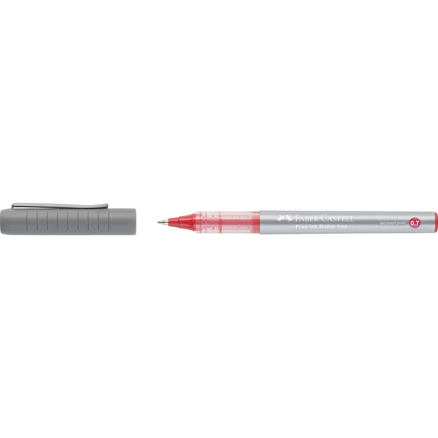 Faber-Castell Tintenroller Free Ink Fine in Rot mit 0,7 mm Strichstärke - Bild 2