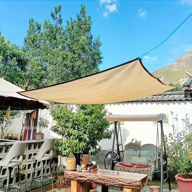Annier Sonnenschutznetz HDPE Beige mit 90% Schattierung und UV-Schutz für Garten, Pergola oder Schwimmbad, B x B: 2 x 2 m - Bild 2