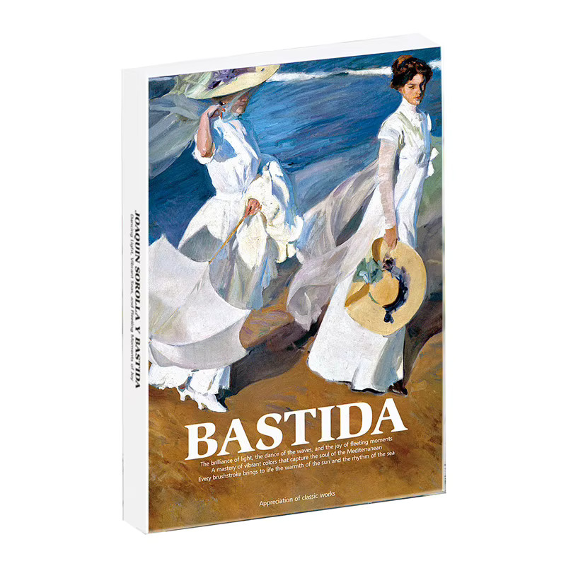 Bastida Vintage Kunstmalerei Postkarten Set, 30 Stück, Mehrfarbig - Bild 4