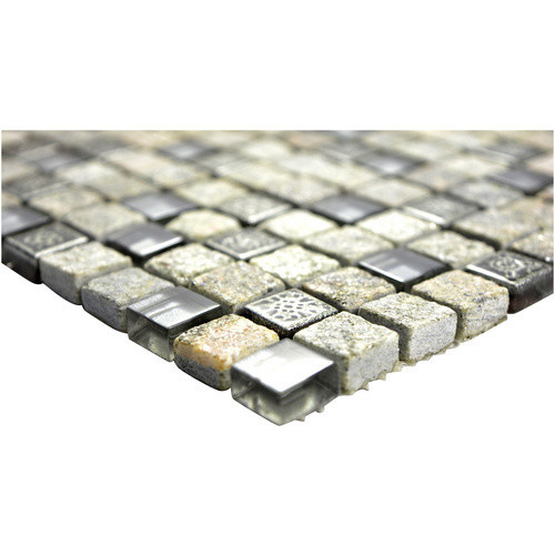 HuH Mosaik Mosaikfliese Mystic Wandbelag in Grau mit Steinoptik, B/H: 30 x 30 cm - Bild 2