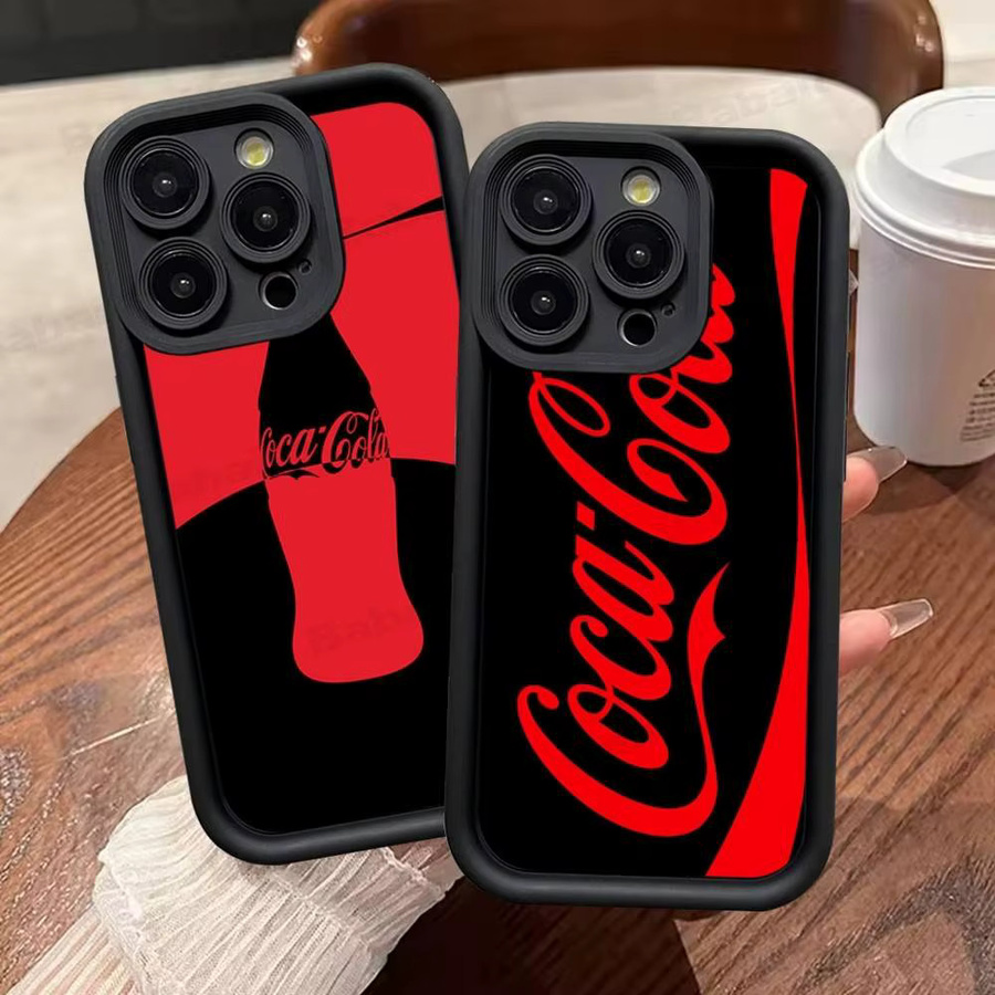 C-COCA Silikon-Handyhülle mit Logo für iPhone 17 Pro Max, 16, 15, 14, 13, 12, 11 Plus und 17 Air - Bild 2