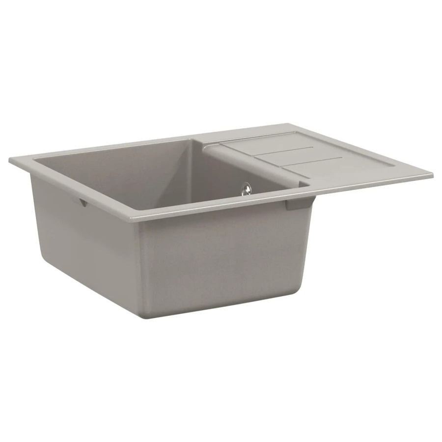 vidaXL Waschbecken aus Granitkomposit in Grau, B/T: 62 x 50 cm - Bild 2