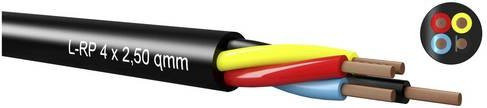 Kabeltronik Lautsprecherkabel L-RP 4 x 2.5mm² Schwarz 100m - Bild 1