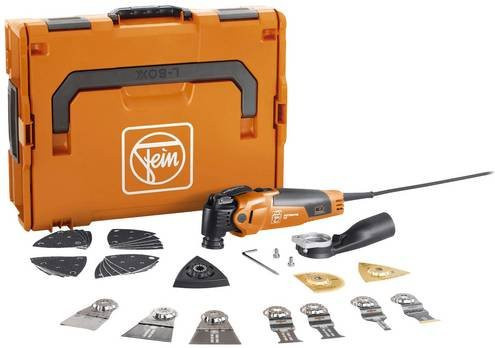 Fein MM 500 PLUS CE Multifunktionswerkzeug Set in Orange mit Zubehör und Koffer, 350W - Bild 1