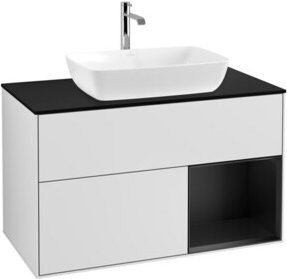 V&B Waschtischunterschrank Finion 100 in Weiß lackiert, B/T/H: 100 x 50,1 x 50,1 cm - Bild 1