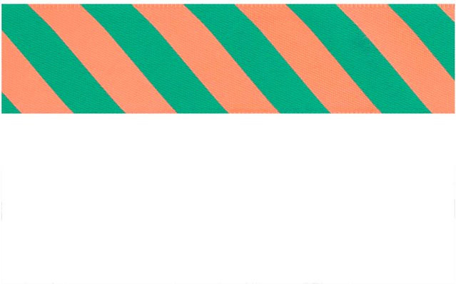Rico Design Paper Poetry Satinband Streifen Neon Rot-Türkis Breite: 2,5 cm, Länge: 3 m - Bild 1