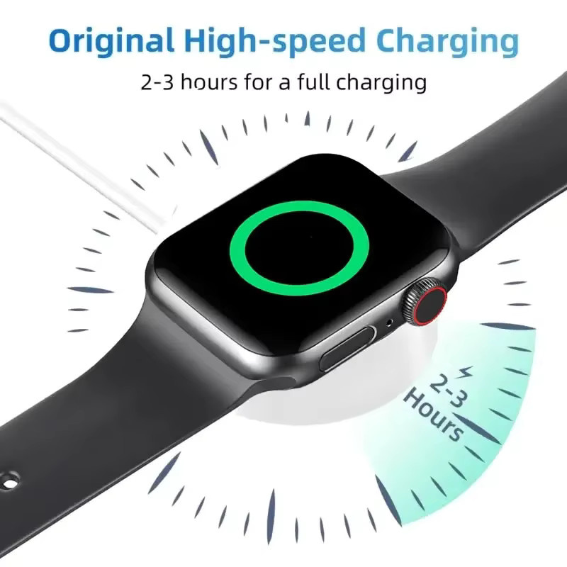 Apple Schnellladestation mit USB-C für Apple Watch Serie Ultra 2, 9, 8, 7, 6, 5, 4, 3 und SE in Weiß - Bild 3