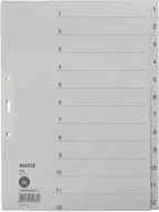 Leitz Zahlenregister A4 in Grau und Weiß - Bild 1