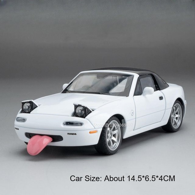 Linyi toy car Rx-7 Fd3S Mx-5 Sportwagen Modell, 1:32, mit Licht und Sound, ab 14 Jahren - Bild 1
