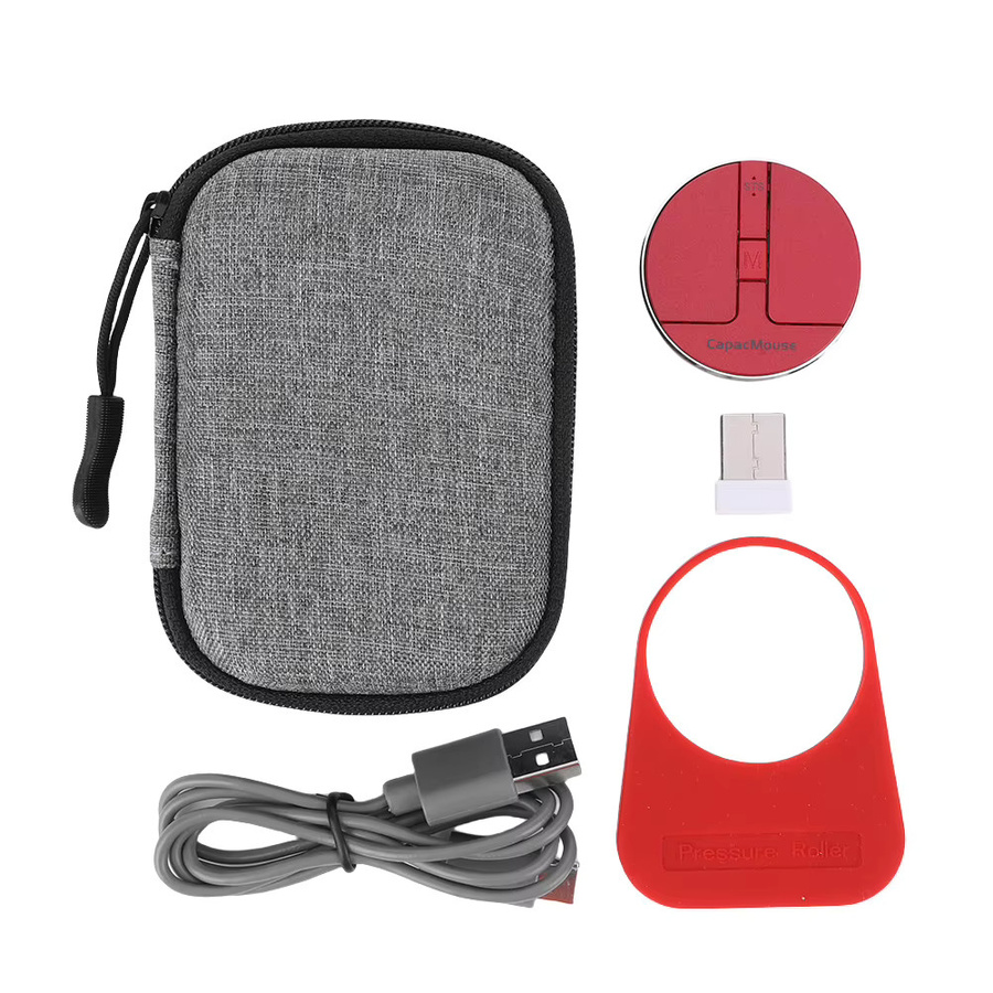 APWIKOGER Ultradünne kabellose Computermaus in Grau mit 3 Modi Bluetooth 5.2, 2.4G und USB sowie einstellbarem DPI für Laptop und PC - Bild 5