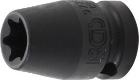 BGS Kraft-Steckschlüssel-Einsatz E-Profil 9779-16 mit 1/2 Zoll Antrieb und SW E16 in Schwarz - Bild 1