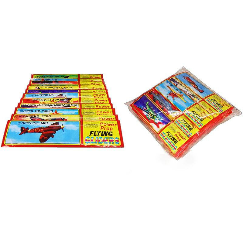 Yiran Toy Luftfahrt Schaumstoff Segelflugzeug 10-teiliges Set Bunt - Bild 2
