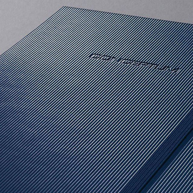 Sigel CONCEPTUM A4 Notizbuch mit Hardcover, blau, liniertes Papier, 194 Blatt - Bild 1