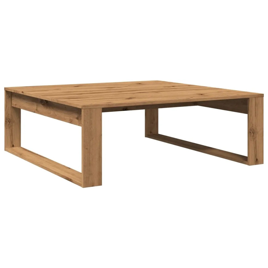 vidaXL Couchtisch Artisan-Eiche in Braun aus Holzwerkstoff B/T/H: 100 x 100 x 35 cm - Bild 2