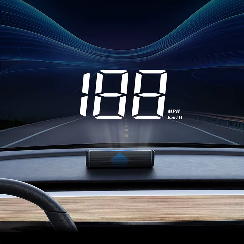 Neues HUD-Display für die Windschutzscheibenprojektion mit GPS-Tachometer und digitaler Anzeige in Schwarz für Autos und LKWs - Bild 5