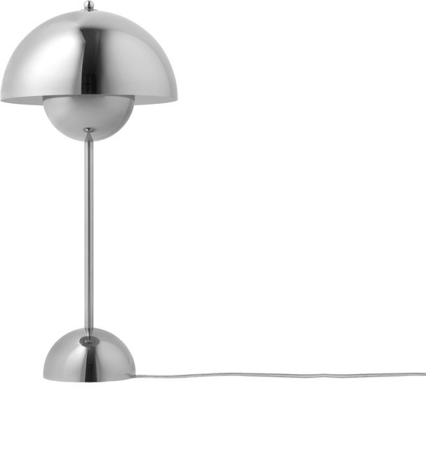 &Tradition Flowerpot VP3 Tischleuchte aus Edelstahl in Silber - Bild 1