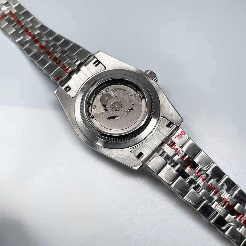 Macarlon Armbanduhr Automatik, Edelstahl, 39 mm, Herren, Saphirglas, Datum - Bild 3