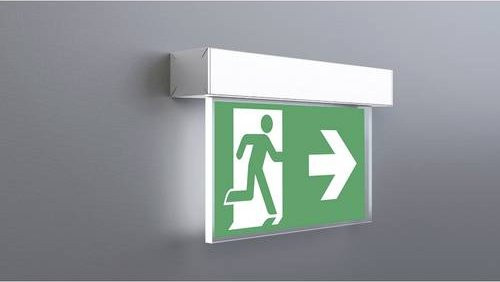 RP Technik ASMU019ML LED Fluchtweg-Notbeleuchtung in Weiß für die Wandmontage mit Up-Down-Lichtfunktion - Bild 1