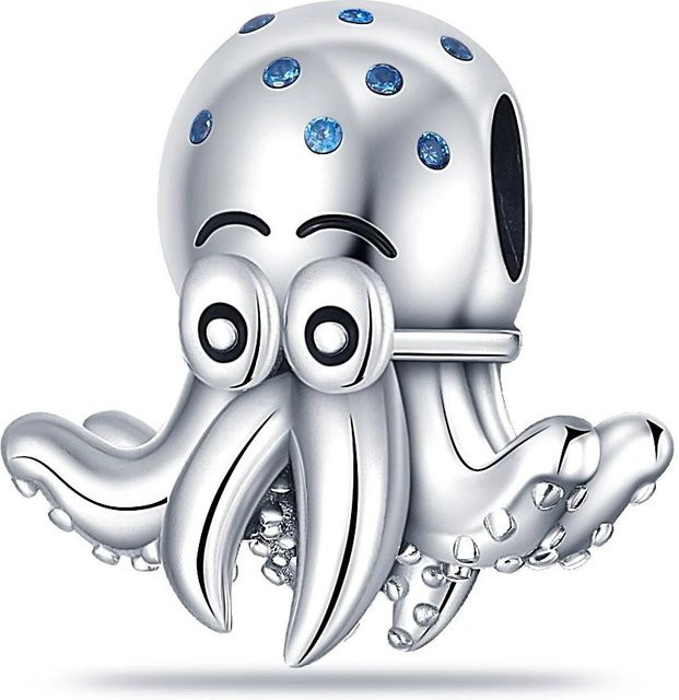 Oktopus Charm-Komponente, Kupfer, Weiß, Damen - Bild 1