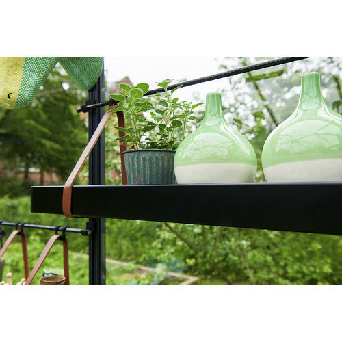Juliana Aluregal aus Aluminium in Schwarz, B: 76 cm, T: 14,5 cm, H: 5,6 cm - Bild 5