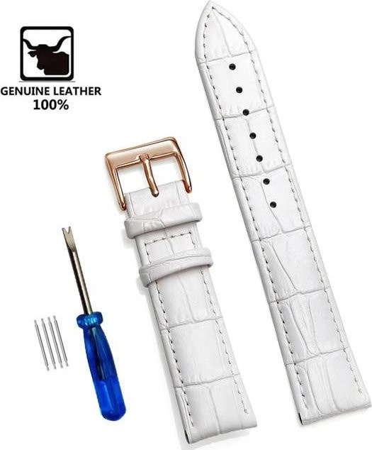 Uhrenarmband Leder, Stahl-Dornschließe, 20mm, Herren - Bild 1