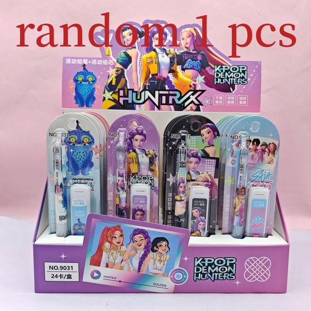 Yiran toy 1 Mechanisches Bleistift Set mit Cartoon Dämonenjäger Motiv in Multicolour - Bild 1