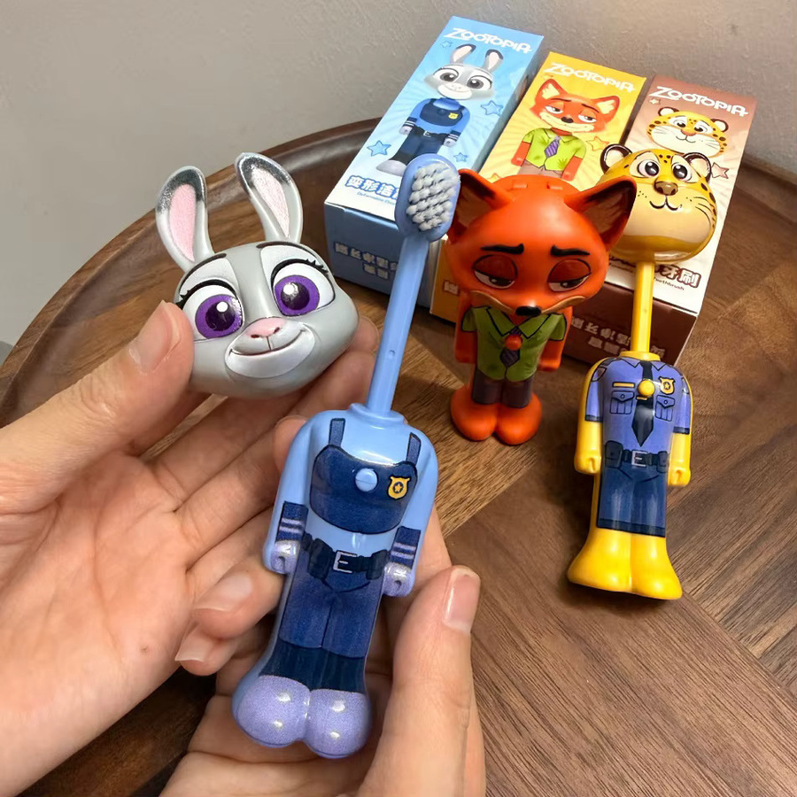 Disney Zootopia Zahnbürste mit weichen Borsten, Nick Judy, Multicolour - Bild 2