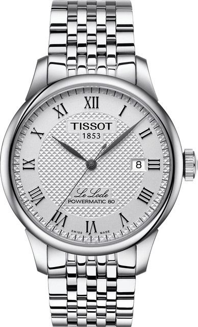 Tissot Herrenuhr Le Locle, Automatik, Edelstahl, Silber, 39 mm - Bild 1